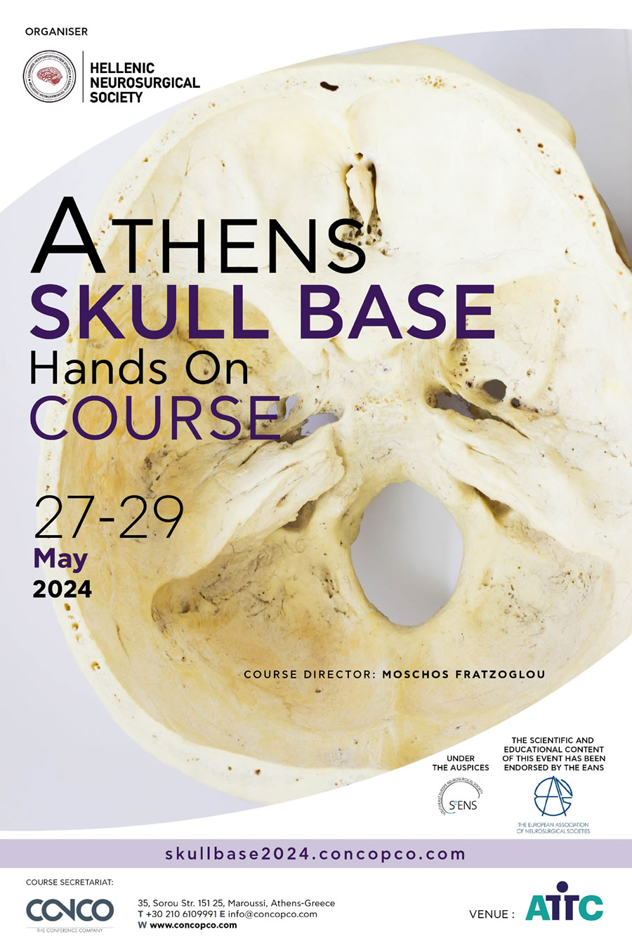 ATHENS SKULL BASE HANDS